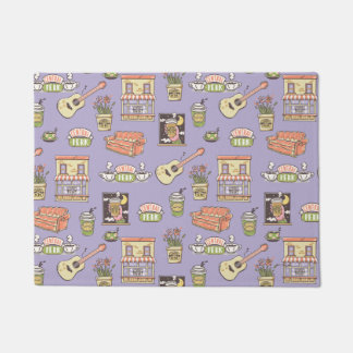 Tapete AMIGOS™ | Padrão de Ícone Roxo