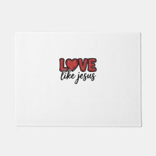 Tapete Amor Como Jesus Camisa Vintage Cristã Design_1