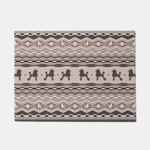 Tapete Amor da caniche - teste padrão decorativo nos