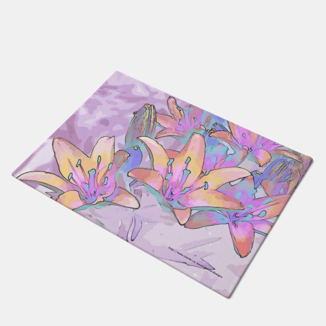 Tapete Amor Lírio Pastel  (Inclinado)
