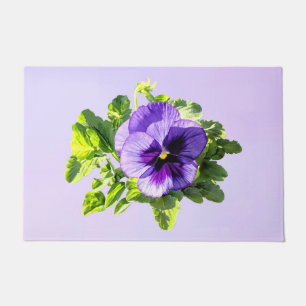 Tapete Amor-Perfeito em Dois Tons de Roxo