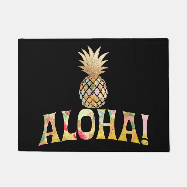 Tapete Andar PixDezines Aloha Pineapple/DIY (Frente)