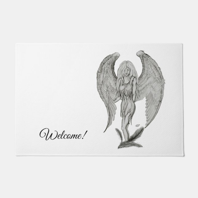 Tapete Angel, adicione seu texto (Frente)