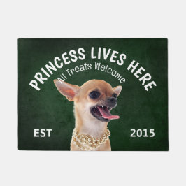 Tapete Angry Chihuahua Personalizou a Porta do Cachorro