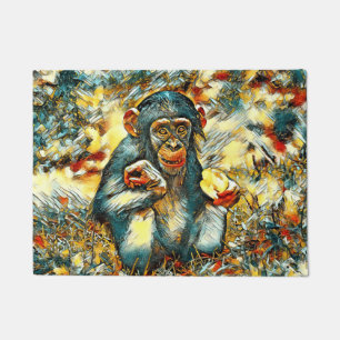 Tapete AnimalArt_Chimpanzee_003
