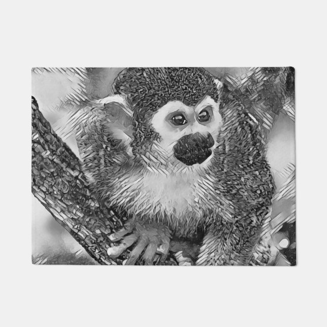 Tapete AnimalArtBW_Monkey_002 (Frente)