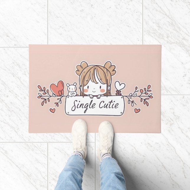 Tapete Anime Kawaii Fofa Solteira (Interior)