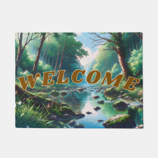 Tapete Anime Waldlandschafts Grafik