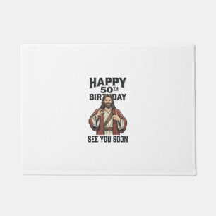 Tapete Aniversário de 50 anos Vejo Você Em Breve Design d