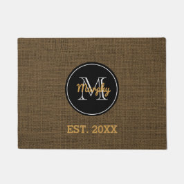 Tapete Ano rústico feito sob encomenda do nome de família