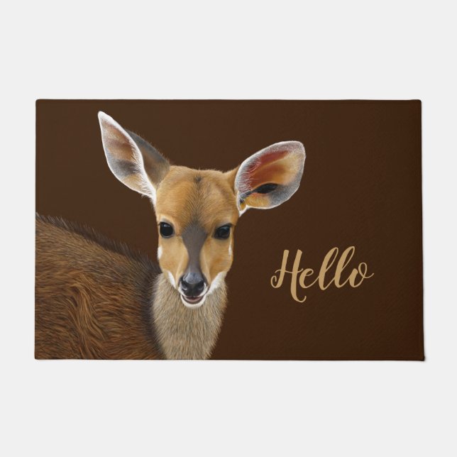 Tapete Antelope Bushbuck Young African Deer Drawing (Frente)