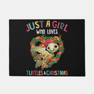 Tapete apenas uma garota que ama tartarugas e tartarugas