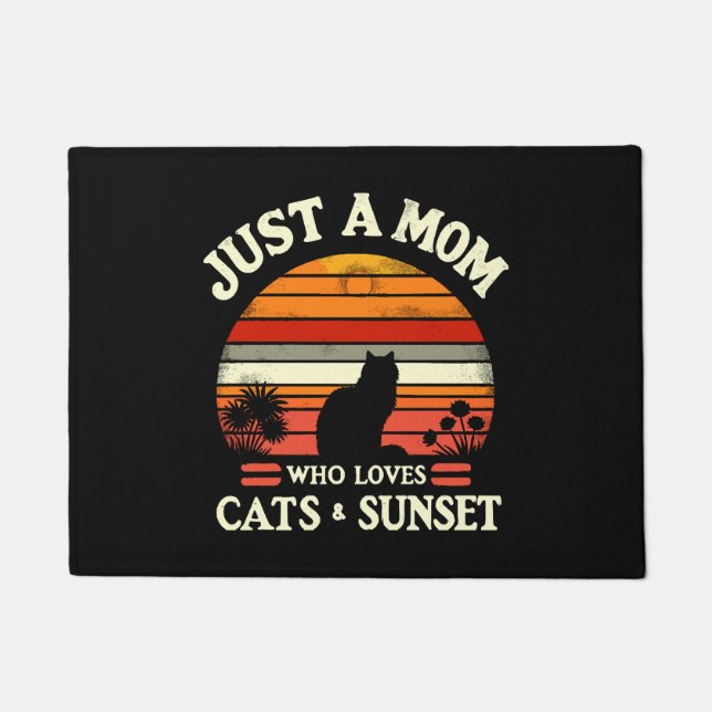 Tapete Apenas uma mãe que ama gatos (Frente)