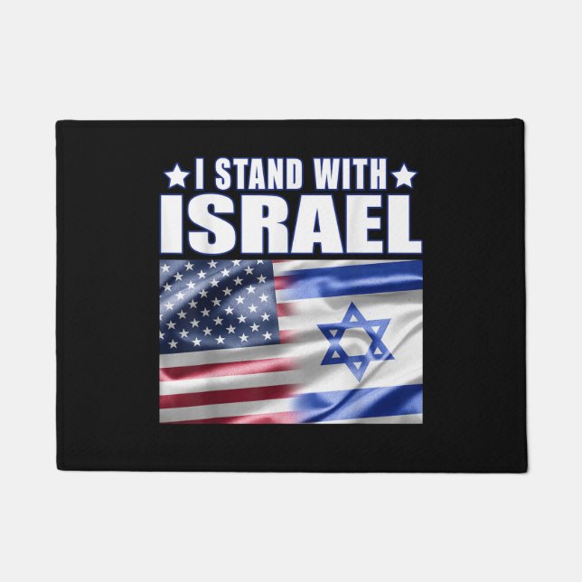 Tapete Apoio a Israel Eu Estou com Israel  (Frente)
