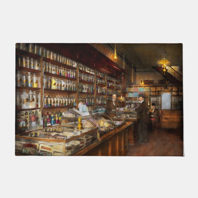 Tapete Apotário - Visita ao químico 1913 (Frente)