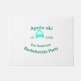 Tapete Après-ski bachelorette party turquoise hat name da
