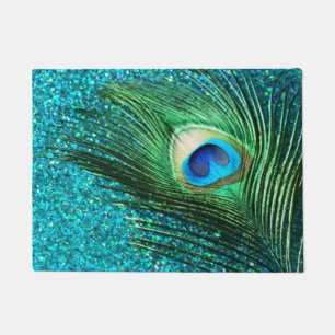 Tapete Aqua Peacock Único