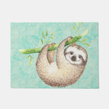 Aquarela Feliz Preguiça