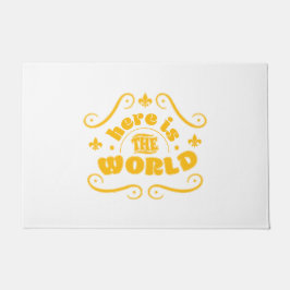 Tapete Aqui está o mundo