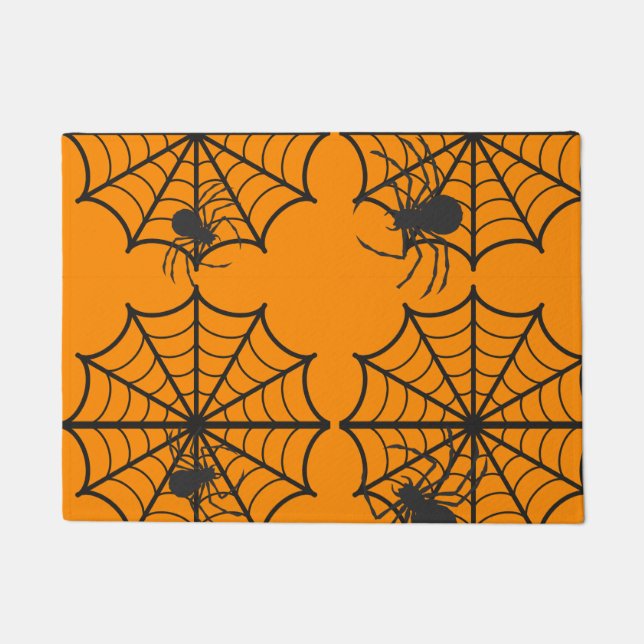 Tapete Aranha Assustadora Teia de Halloween (Frente)