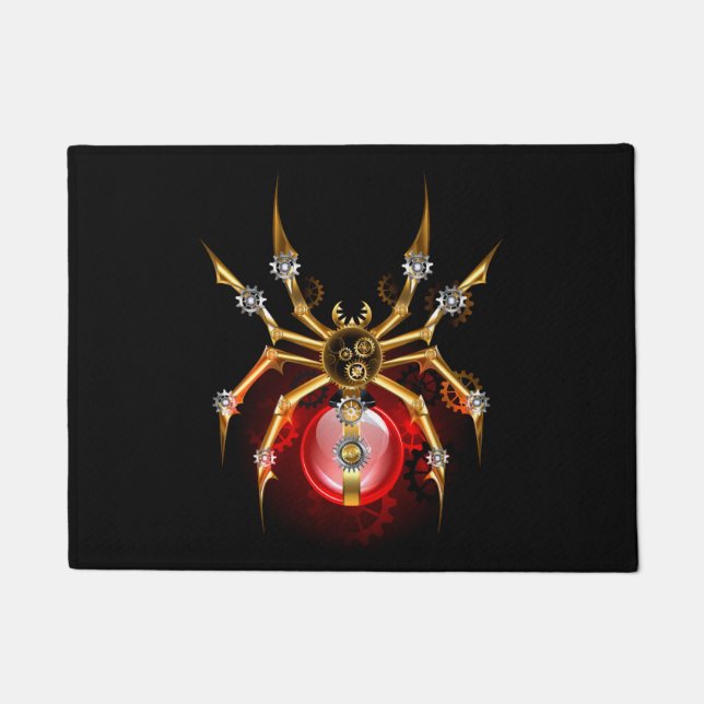 Tapete Aranha-do-galo em preto (Frente)