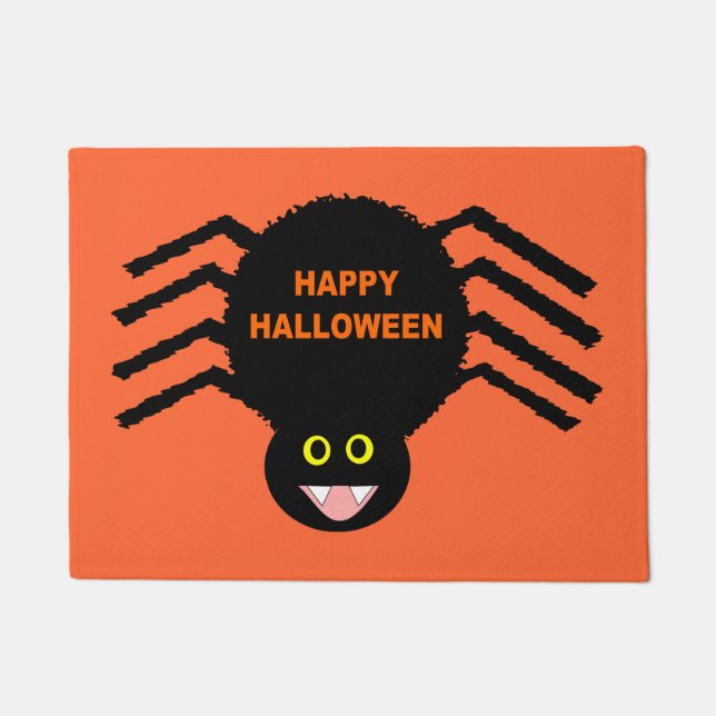 Tapete Aranha Negra Halloween (Frente)