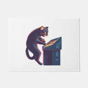 Tapete Arcade Meowster � Gato Gamer Nostálgico