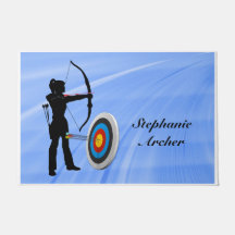 Archery Sports Female Archer Target personalizar