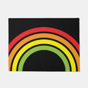 Tapete Arco-Íris Retro Floormat