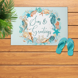 Tapete ÁREAS Costeiras e GREETINGS Conchas de Cavalo