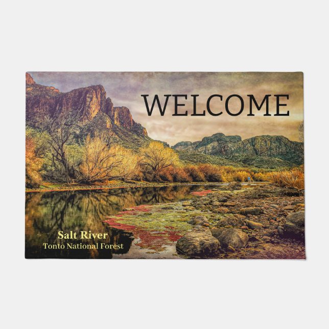 Tapete Arizona River Sonoran Desert Mounts Digital Art (Frente)
