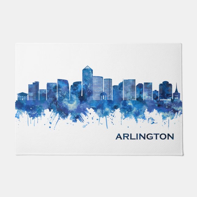 Tapete Arlington Virginia Skyline Blue (Frente)