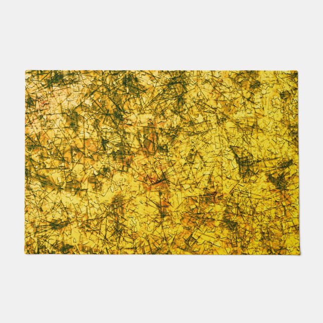 Tapete Arranhões numa imagem amarela clara (Frente)