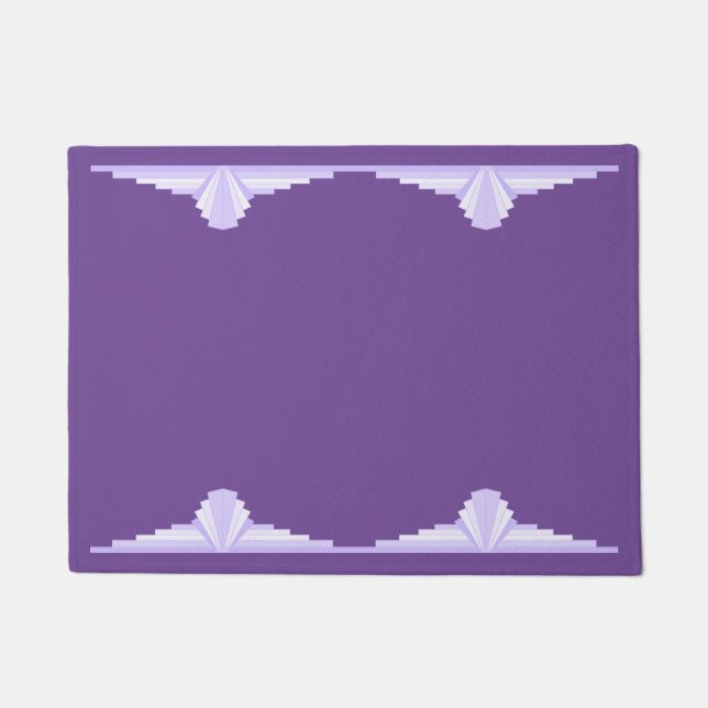 Tapete Art Deco Pattern in Lilac (Frente)