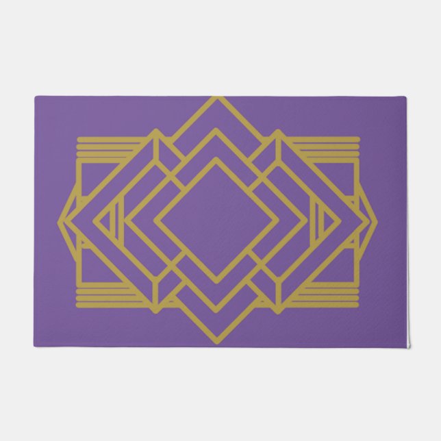 Tapete Art Deco Quilt Inspirado (Frente)