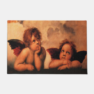 Tapete Arte angélico do querubim de Raphael
