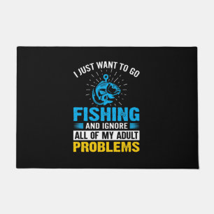 Tapete Arte De Pesca Eu Só Quero Ir Pescar