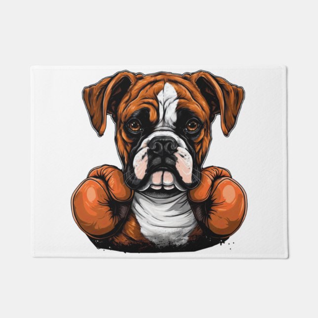 Tapete Arte Designer do BoxerLoveK9 (Frente)