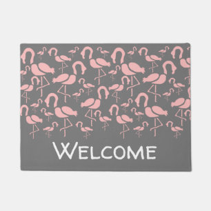 Tapete Arte divertida de flamingo rosa