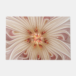 Tapete Arte Fractal do Pastel de Pêssego abstrato Moderno