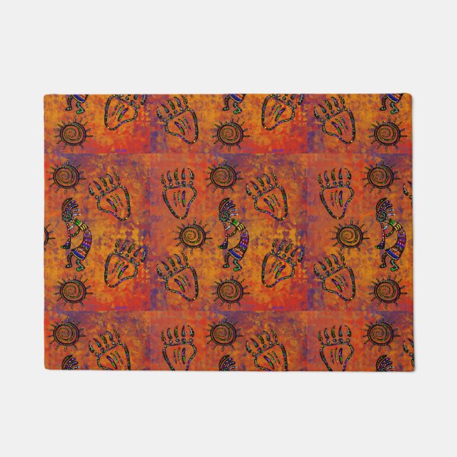 Tapete Arte Kokopelli (Frente)