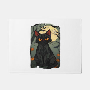 Tapete Arte Negra de Halloween mística - Felina mestiça w