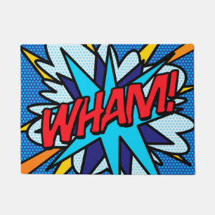 Tapete Arte Pop de Quadrinhos WHAM Super-herói