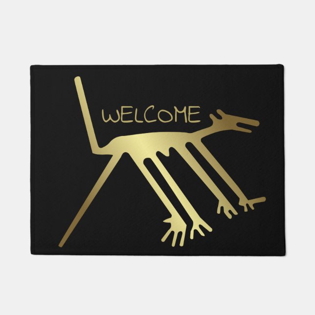 Tapete Arte Tribal de Animais Antigos (Frente)