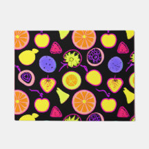 Artesanato de Frutas Neon Vibrantes
