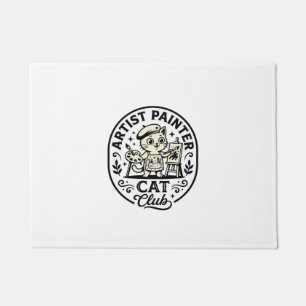 Tapete Artista Pintor Gato Gato Engraçado Gráfico - Artis