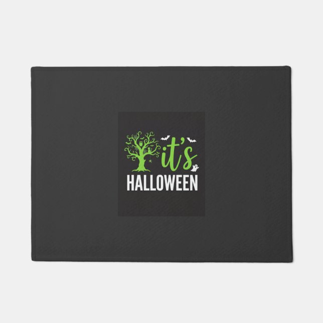 Tapete Árvore Assustadora do Halloween Morcegos Design Ve (Frente)