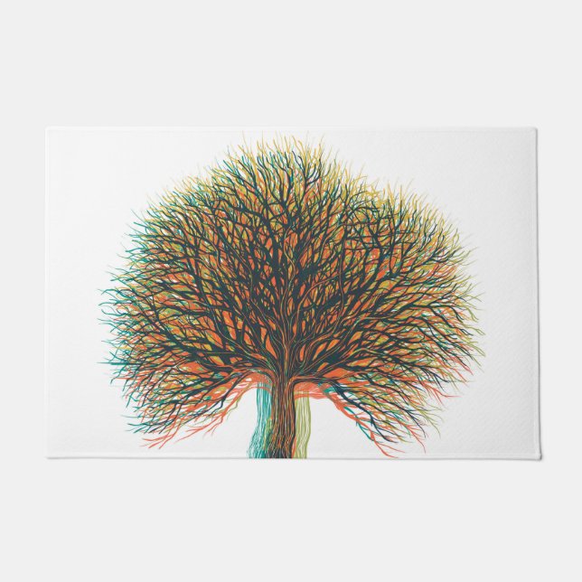 Tapete Árvore de inverno do outono do primavera de Verão  (Frente)