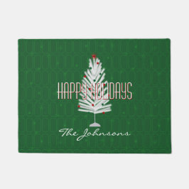 Tapete Árvore de Natal de alumínio Natal Verde Natal