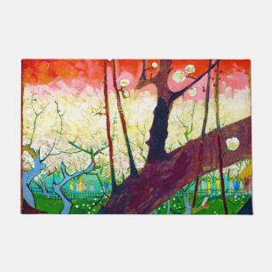 Tapete Árvore florescente de ameixa (após Hiroshige), V